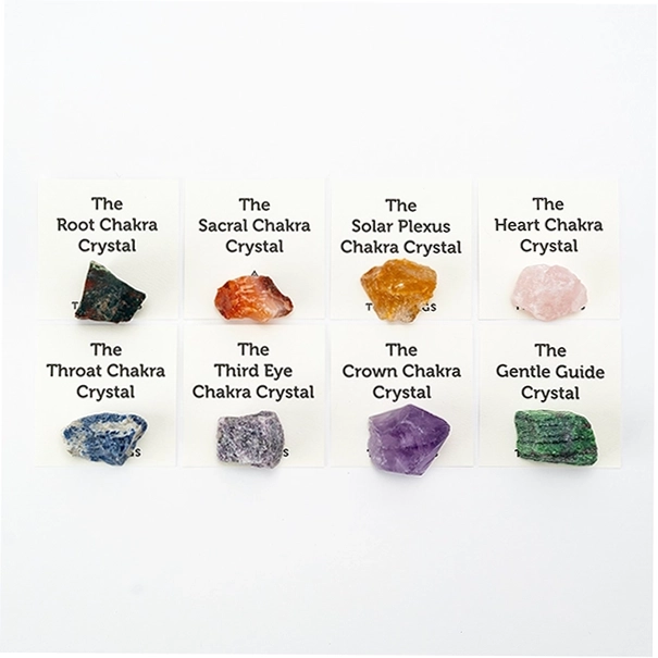 product photo of the 8 different crystals